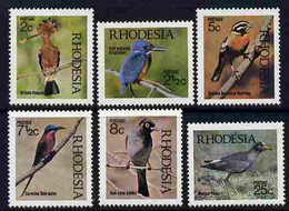Rhodesia 1971 Birds 1st Series Perf Set Of 6 Unmounted Mint SG 459-64 - Rhodesia (1964-1980)