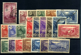 Andorra Francesa Nº 46,61,/62,65, 6771, 74/78, 80/81,83, 85,88/91. Años 1935-43 - Used Stamps