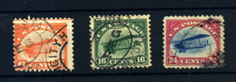 Estados Unidos De América (aéreos) Nº 1/3  Años 1918 - 1a. 1918-1940 Used