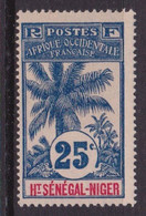 HAUT SENEGAL - 8  25C PALMIERS NEUF* TRACE CHARNIERE PROPRE COTE 26 EUR - Unused Stamps