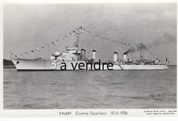 VALMY 3-  , Contre-Torpilleur 10-5-1936 - Guerra