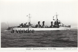 VALMY 32 , Contre-Torpilleur 8-12-1936 - Guerra