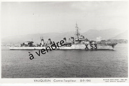 VAUQUELIN X53, Contre-Torpilleur, 8-9-1941 - Guerra