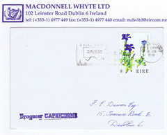 Ireland Maritime Dublin 1978 Cover With Cachet Of French Navy Minesweeper "Drageur CAPRICORNE" While At Dun Laoghaire - Non Classés