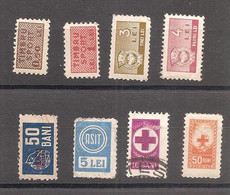 LOT 8 Timbre Fiscale , Sport , Crucea Rosie , ASIT , ARLUS . - Fiscale Zegels