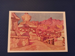 Nicholas Roerich - "Nepal" -  HIMALAYA - Tibet -  - Old USSR PC 1972 - Tíbet