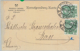 75078 - Czechoslovakia - POSTAL HISTORY - HOTEL POSTCARD  From Prag 1909 - ...-1918 Préphilatélie