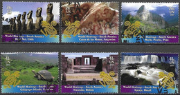 United Nations UNO UN Vereinte Nationen New York 2007 Unesco Heritage Patrimoine Weltkulturerbe South America Used - Used Stamps