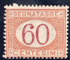 Regno D'Italia (1890) - Segnatasse, 60 Cent. ** - Portomarken