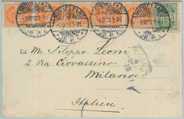 81895 - DENMARK - Postal History -  TRAIN AMBULANT Postmark  On POSTCARD  1902 - Cartas & Documentos