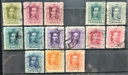 SPAIN 1922-26 - Canceled - Sc# 321, 322, 333, 335, 336, 336a, 336b, 337, 337a, 338, 338a, 340, 341, 341a - Gebruikt