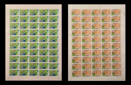 POR@1526-27MNH - Complete Set Of 2 Full Sheets Of 50 MNH Stamps - "Aniv. Descoberta Da Ilha Da Madeira - Portugal - 1981 - Fogli Completi
