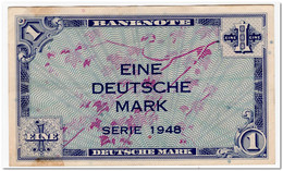 GERMANY,FEDERAL REPUBLIC,1 MARK.Ç,1948,P.2,VF+ - Sonstige & Ohne Zuordnung