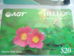 CANADA  PREPAID MINT CARDS  ACT  FLOWERS  20 $ - Flores