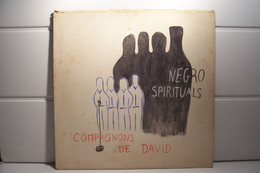 DISQUE  VINYLE - COMPAGNONS DE DAVID - 33 Tours - 25 Cm -( Année 1963) - NEGRO  SPIRITUALS  - - Religion & Gospel