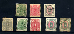 Finlandia Nº 21/22,25,28/30,33. Años 1885-95 - Used Stamps