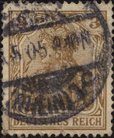 Allemagne Poste Obl Yv: 67 Mi:69 Germania Deutsche Reich (Beau Cachet Rond) - Usati