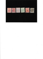 1891 Used/mint Sc. 108-112, Yv. 90-94, Mi. 90-94 + Shades  (1b,3b,5b Mint)     ROM51 - Ungebraucht