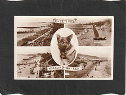 107042          Regno  Unito,  Greetings  From  Holland-on-Sea,  VG  1955 - Clacton On Sea