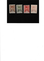 1906 Mint Hinged Spinning Sc. B1-B4, Yv. 156-159, Mi. 161-164, SG 481-484   ROM60 - Unused Stamps
