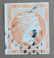 GREECE Stamps   Large Hermes Heads 10 Lepta Used - Gebruikt