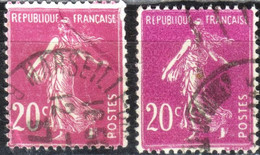 Semeuse - 1924 - 20c Lilas Rose- YT 190   - Variété - Usati