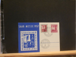 97/598 CP   SAARLAND  1958 - Covers & Documents