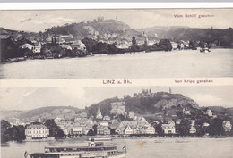 152/ Linz A. Rh. Vom Schiff Und Von Kripp Gesehen 1913 - Linz A. Rhein