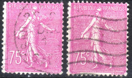 Semeuse - 1924 - 75c Lilas Rose  - YT 202  - Variété - Usati