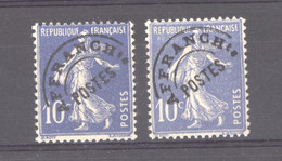 0opr  064  -  France  -  Préos  :  Yv  52   **   2 Teintes - 1893-1947