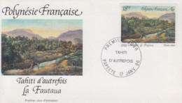 Enveloppe  FDC   1er  Jour    POLYNESIE    TAHITI   D' AUTREFOIS   1996 - FDC