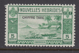 New Hebrides (French), Scott J6 (Yvert TT11), MHR - Unused Stamps