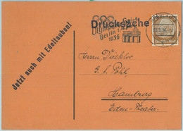 68257 - GERMANY - POSTAL HISTORY - SPECIAL POSTMARK On POSTCARD - RADIO CARD ADVERTISING - 23.6.1936 Breslau - Ete 1936: Berlin