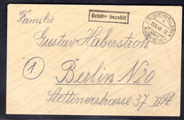 SBZ, Gebühr Bezahlt Brief  "Ochtmersleben" - Zona Soviética