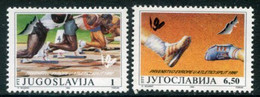 YUGOSLAVIA 1990 European Athletics Championship  MNH / **.  Michel 2434-35 - Ongebruikt