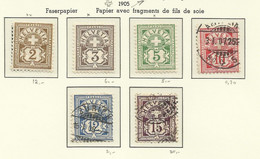 SUISSE 1905 N° 100 à 105 - Sonstige & Ohne Zuordnung