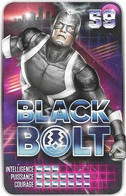 Leclerc  Carte Marvel Black Bolt 59 - Marvel