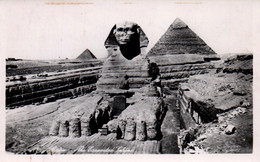 CPA - GIZEH - Les Gdes Pyramides Le SPHINX ... Lot 2 CP à Saisir - Sphynx