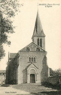 Dép 79 - Brioux Sur Boutonne - L'église - état - Brioux Sur Boutonne