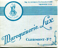 63.CLERMONT FERRAND.PETIT CATALOGUE MAROQUINERIE " LUX " - Non Classés