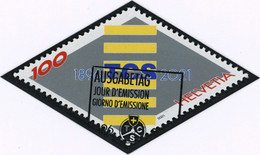 Suisse - 2021 - TCS - Ersttag Stempel ET - Usati