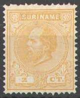 Suriname NVPH Nr 2 Ongebruikt/MH Koning Willem III 1885 - Surinam ... - 1975