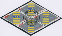 Suisse - 2021 - TCS - Viererblock - Ersttag Stempel ET - Used Stamps