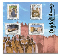 BLOC FEUILLE Oujda Capital Culture Arabe - Marruecos (1956-...)