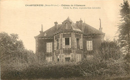 Dép 79 - Chateaux - Champdeniers Saint Denis - Château De Villeneuve - état - Champdeniers Saint Denis