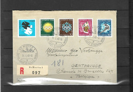 Olympic Games 1948 , Zwitserland - Briefomslag - Inverno1948: St-Moritz