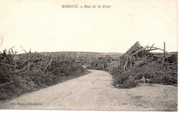 Cpa Moreuil Rue De La Cave - War 1914-18