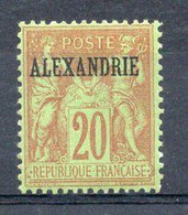 ALEXANDRIE Timbre Poste N°10* Neuf  Charnière TB Cote 20,00 € - Nuevos