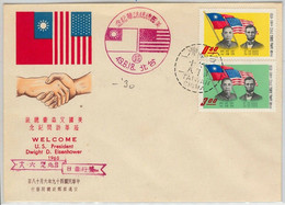 48919 - CHINA TAIWAN - POSTAL HISTORY - COVER With SPECIAL POSTMARK  Flags  1960 - Liberia