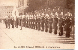 Cpa La Garde Royale Suédoise à Stockholm - Weltkrieg 1914-18